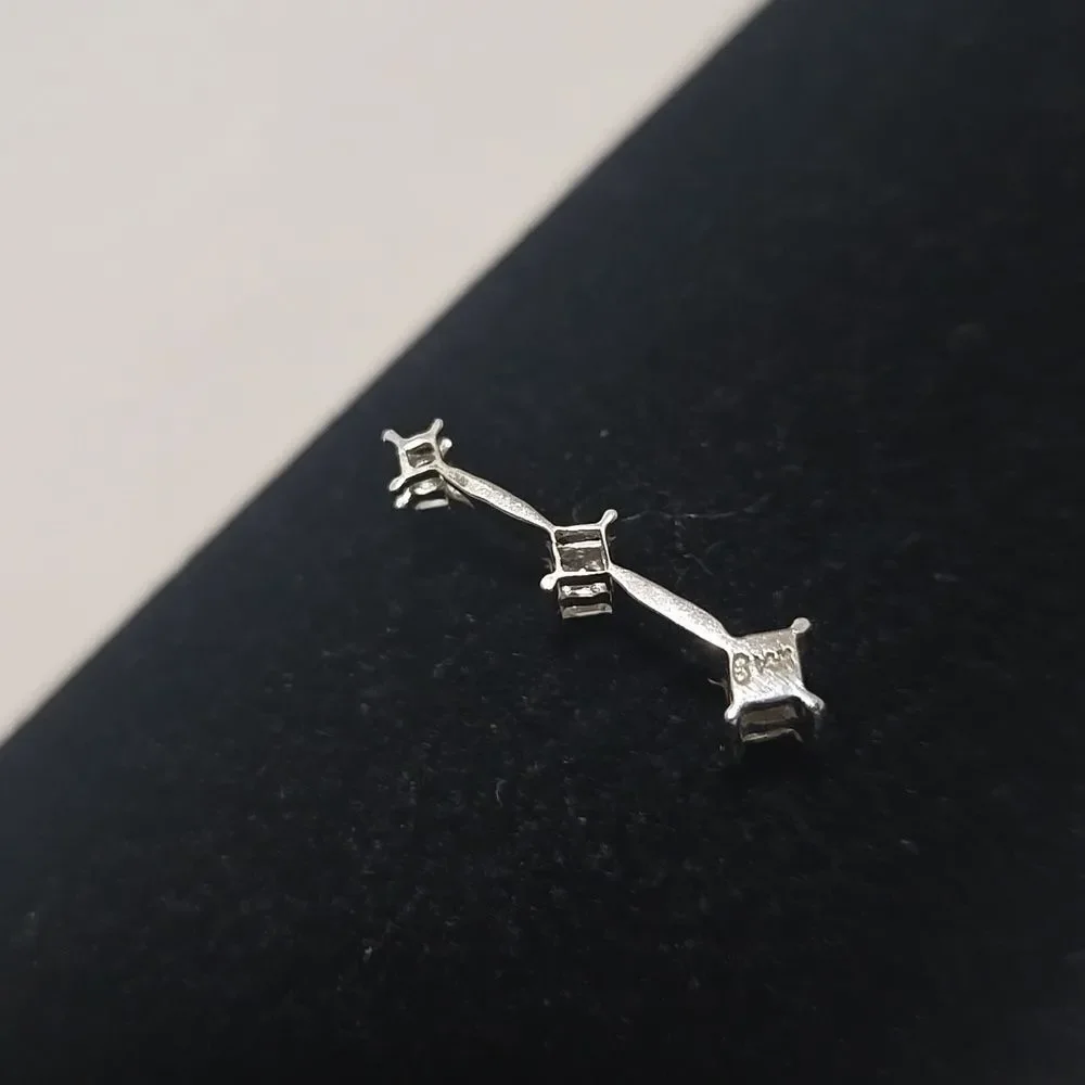 14k White Gold Diamond Pendant